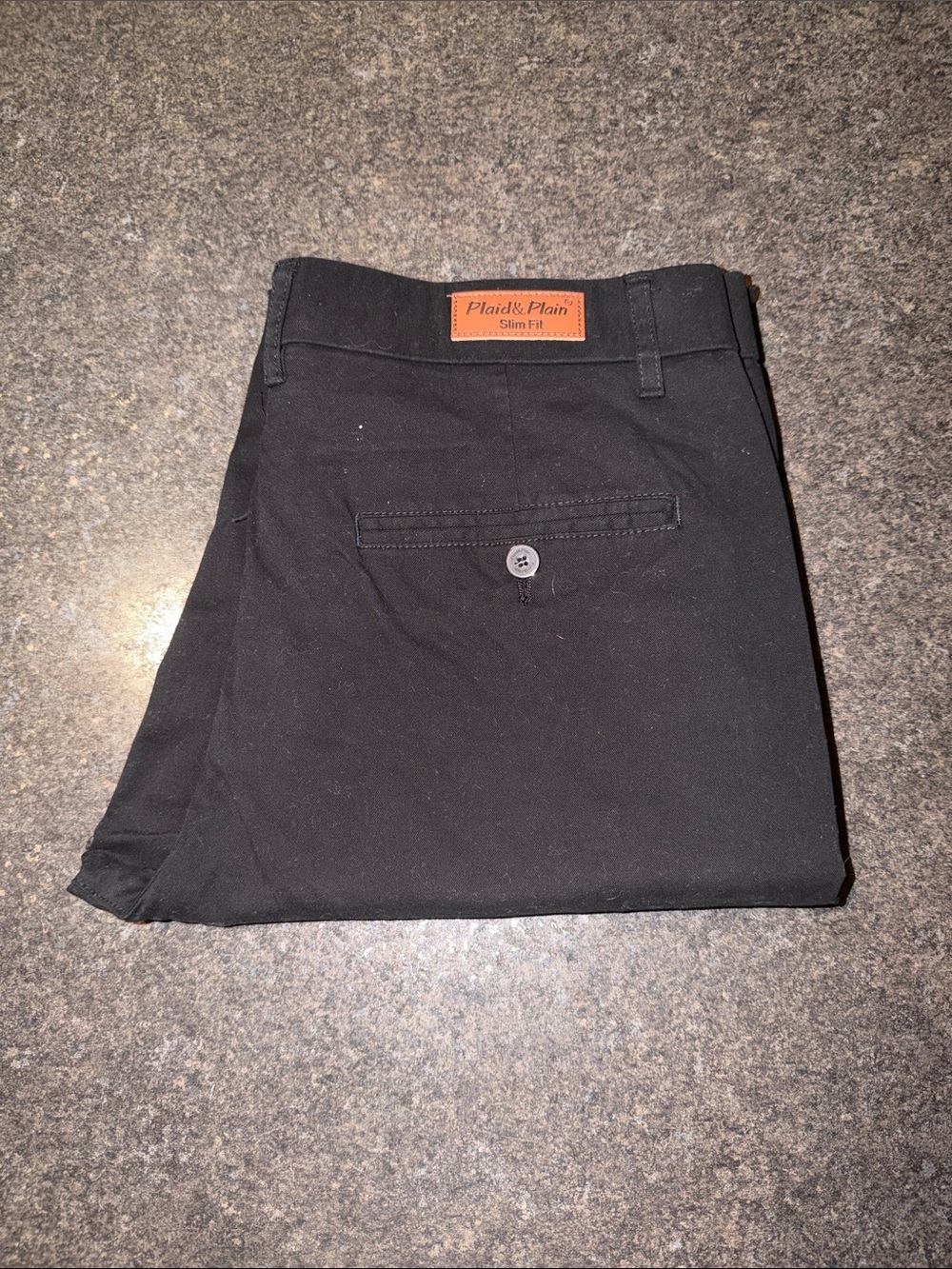 Slim Fit Men's Black Chinos